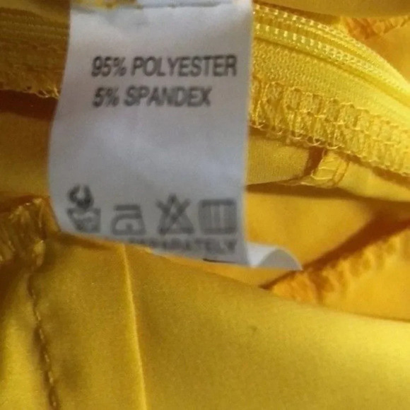 Women gold color party dress with mess at the bottom size XL - Picture 9 of 13